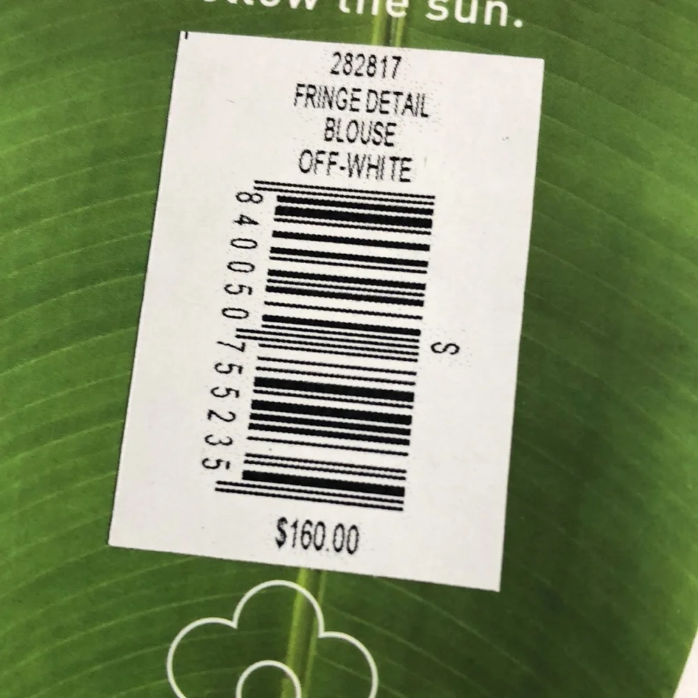 Farm Rio fringe detail short sleeve blouse - Picture 9 of 12